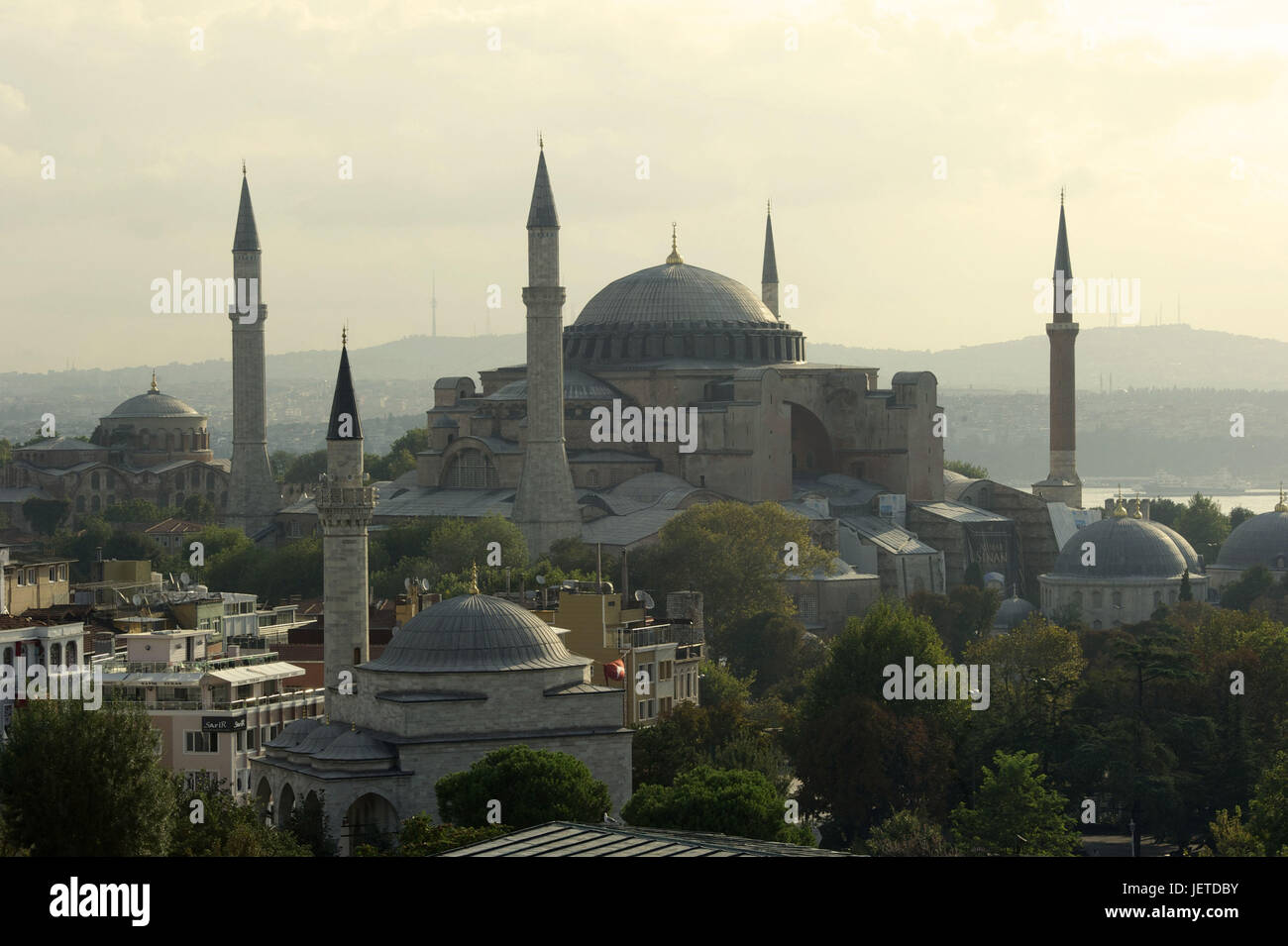 Türkei, Istanbul, Stadtteil Sultanahmet, Hagia Sophia, Basilika, Stockfoto
