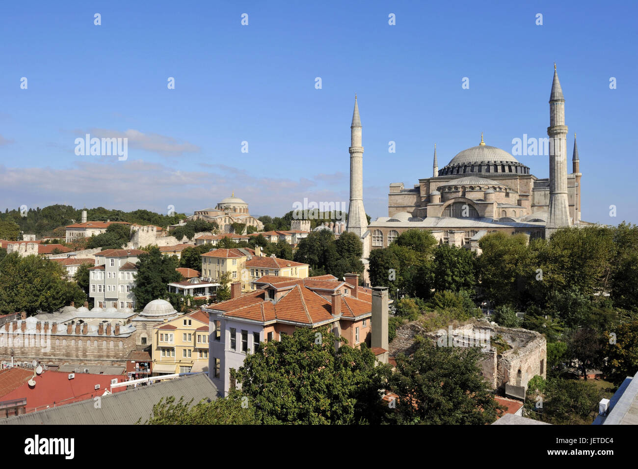 Türkei, Istanbul, Stadtteil Sultanahmet, Hagia Sophia, Basilika, Stockfoto