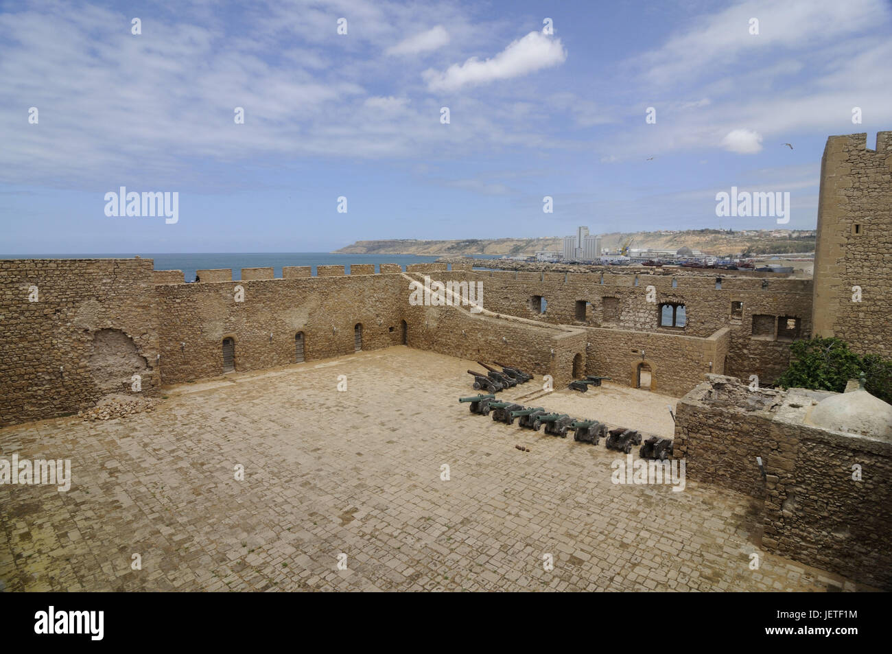 Festung Qasr Al-Bahr, Safi, Marokko, Afrika, Stockfoto