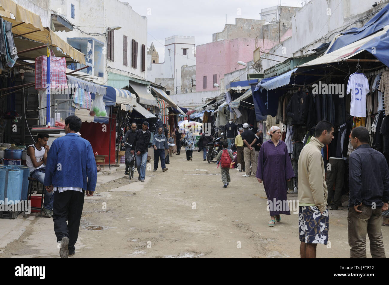 Safi, Basar, Person, Marokko, Afrika, Stockfoto