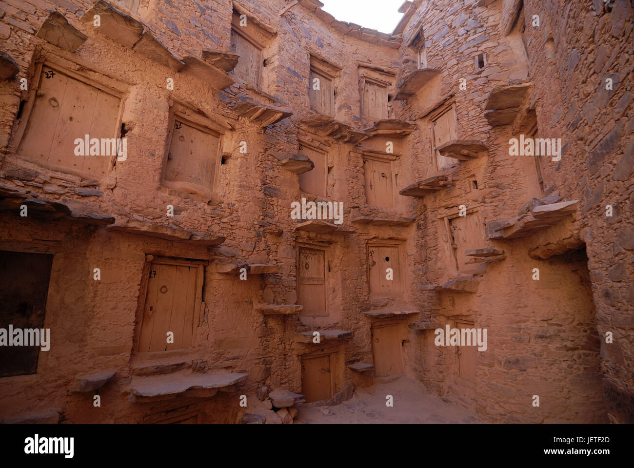 Speicher Burg, Amtoudi, Antiatlas, Marokko, Afrika, Stockfoto