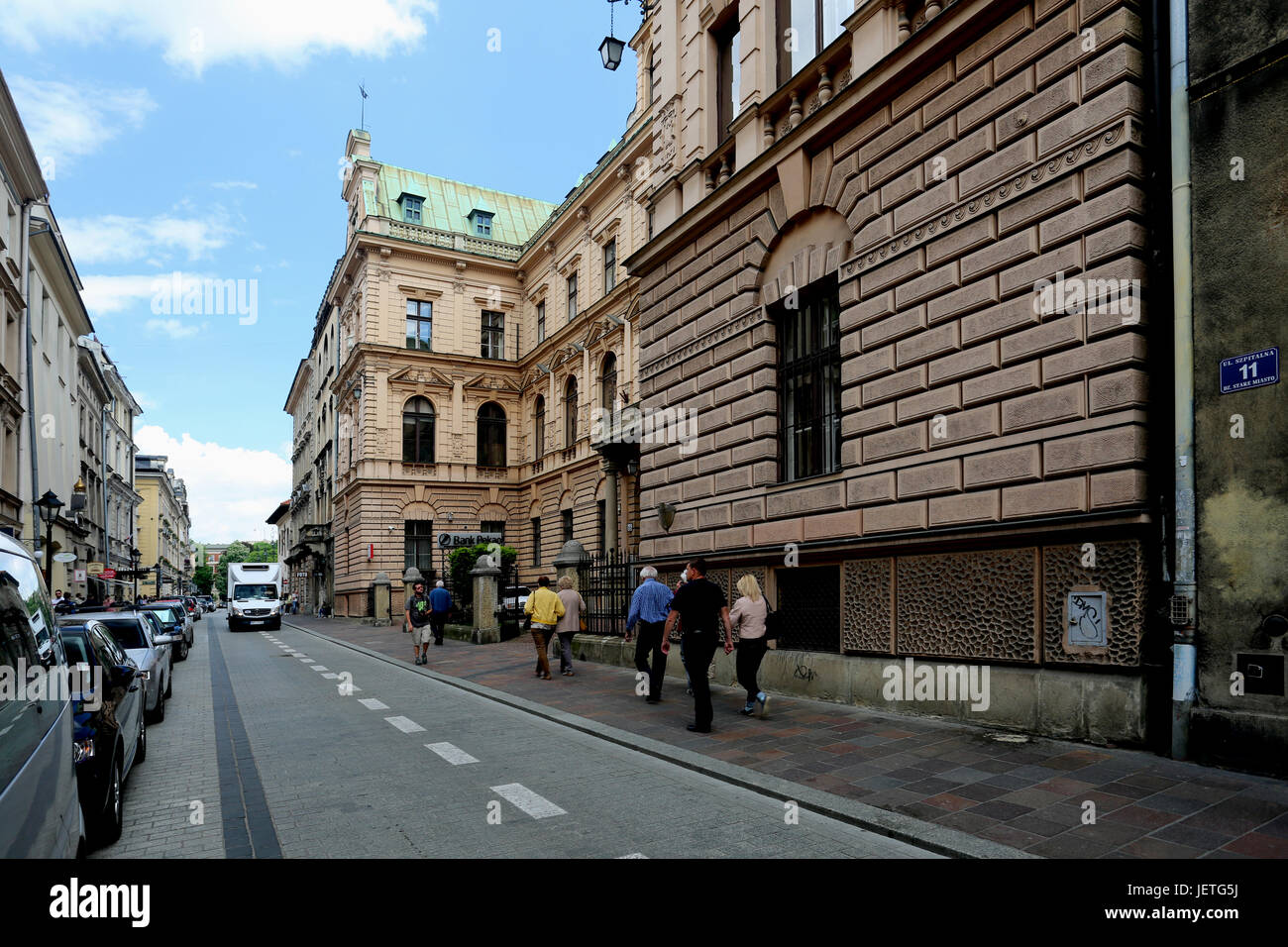 Juliusza Slowacki Theater in der Altstadt Viertel von Krakau in Polen Stockfoto