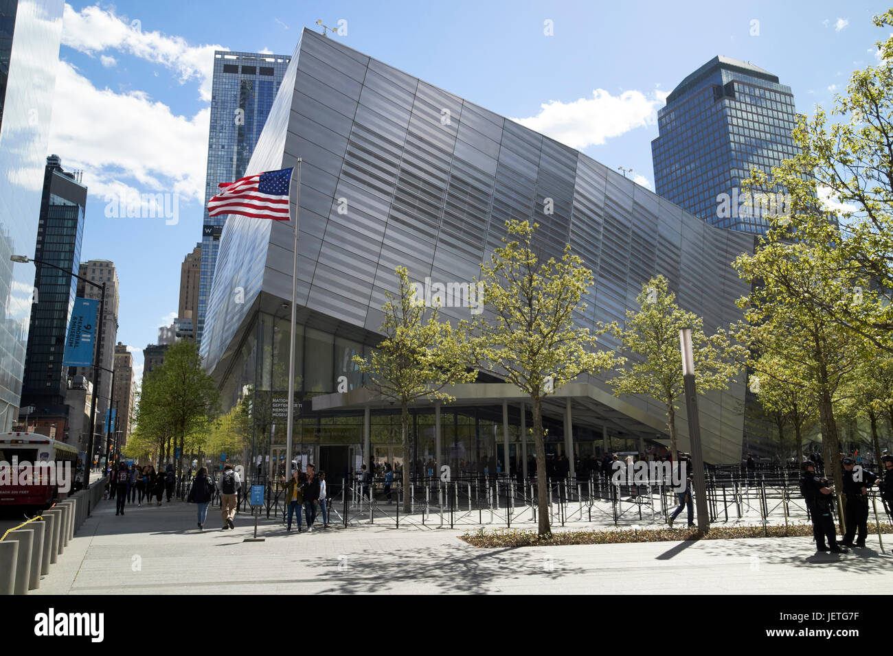 National September 11 Memorialmuseum New York City USA Stockfoto