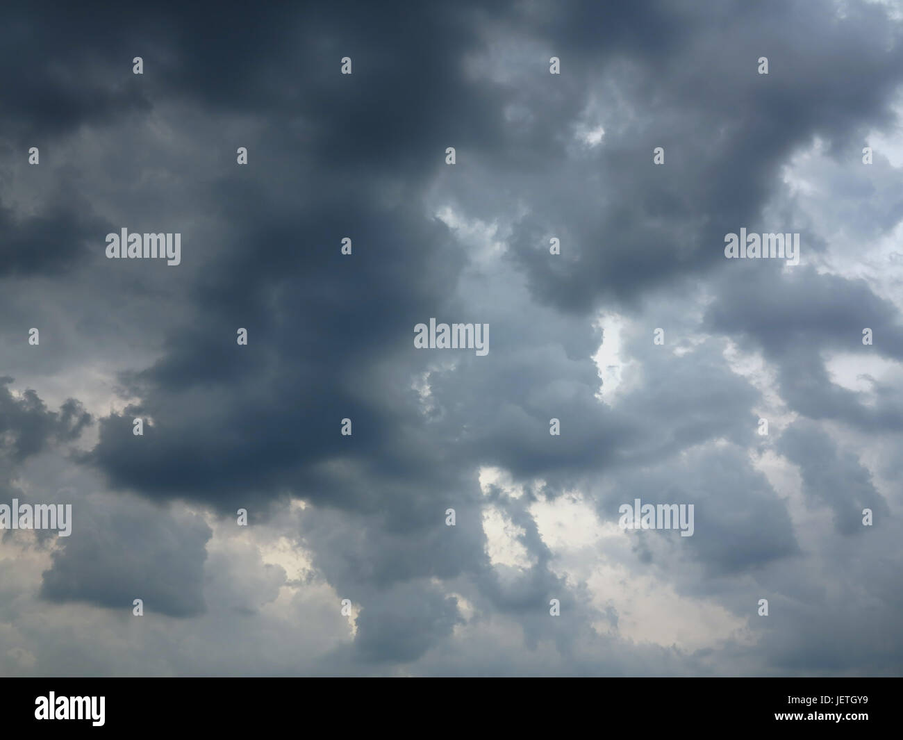 Regnerischen Wolken Stockfoto