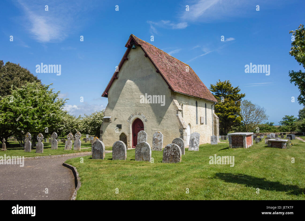 St Wilfrid Kapelle Kirche Norton, in der Nähe von Selsey, West Sussex, UK Stockfoto
