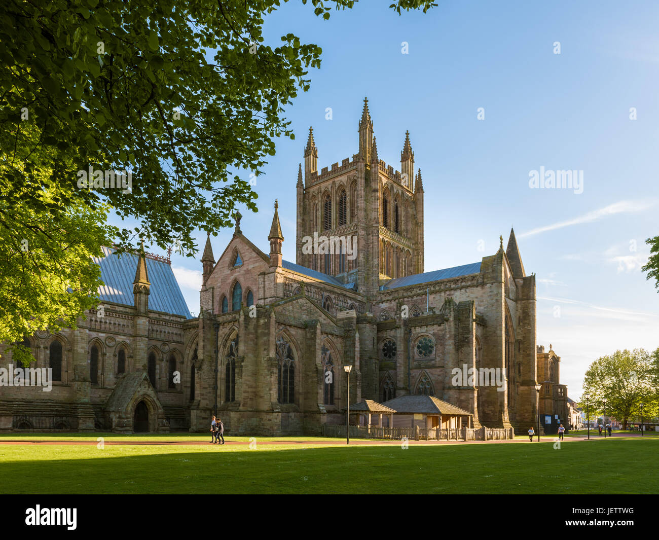 Hereford Kathedrale, UK Stockfoto