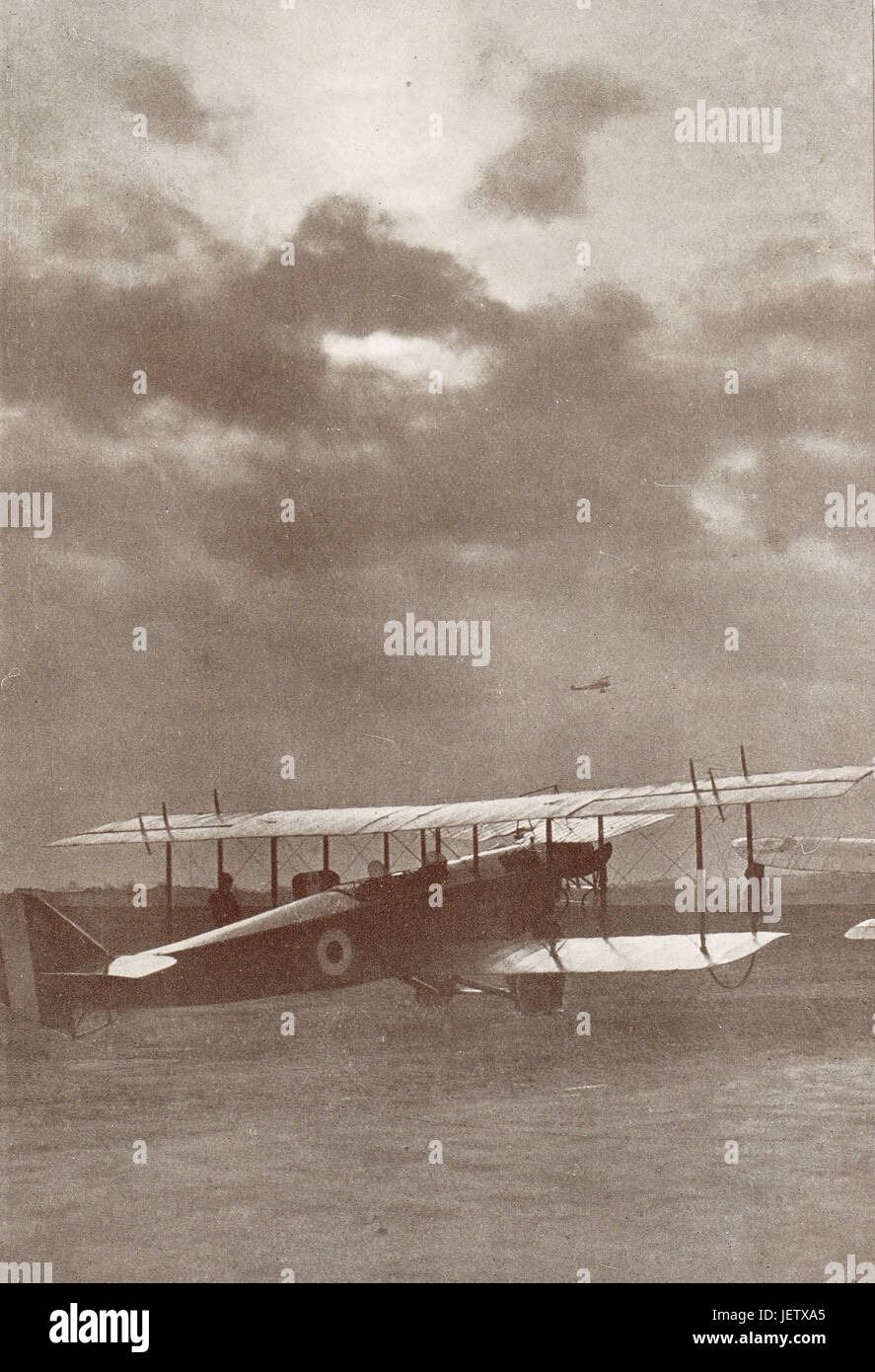 Royal Flying Corps Zentrum, 1916 Stockfoto