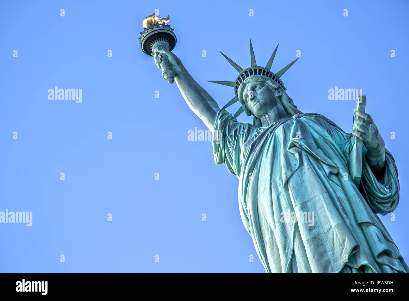 Freiheitsstatue in New York City Stockfoto