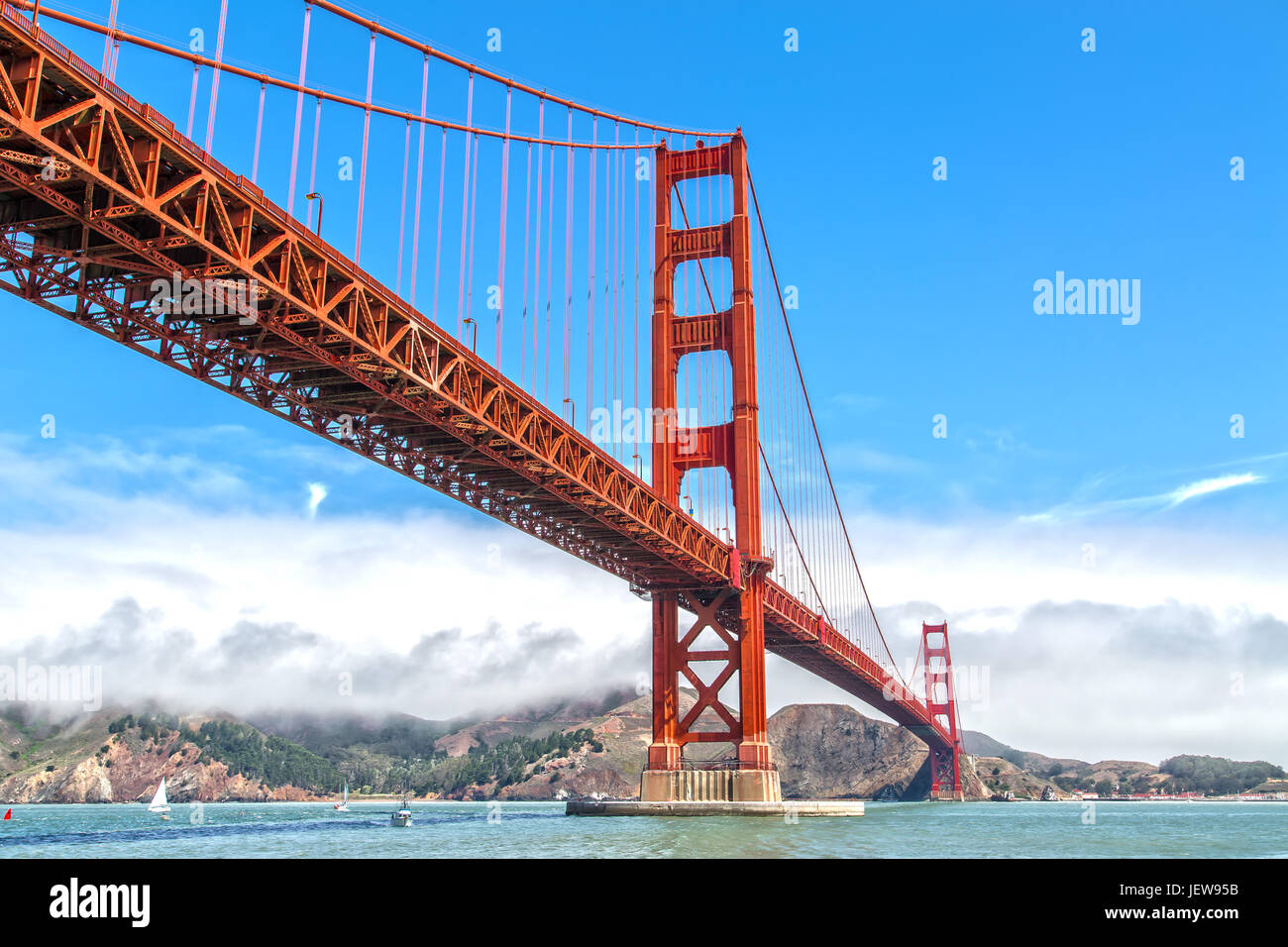 San Francisco Golden Gate Bridge Stockfoto