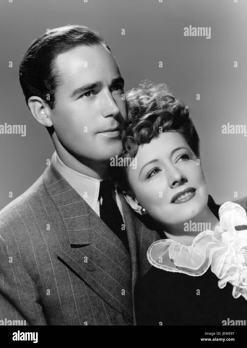 LADY IN A JAM 1942 Universal Pictures Film mit Irene Dunn und Patrick Knowles Stockfoto