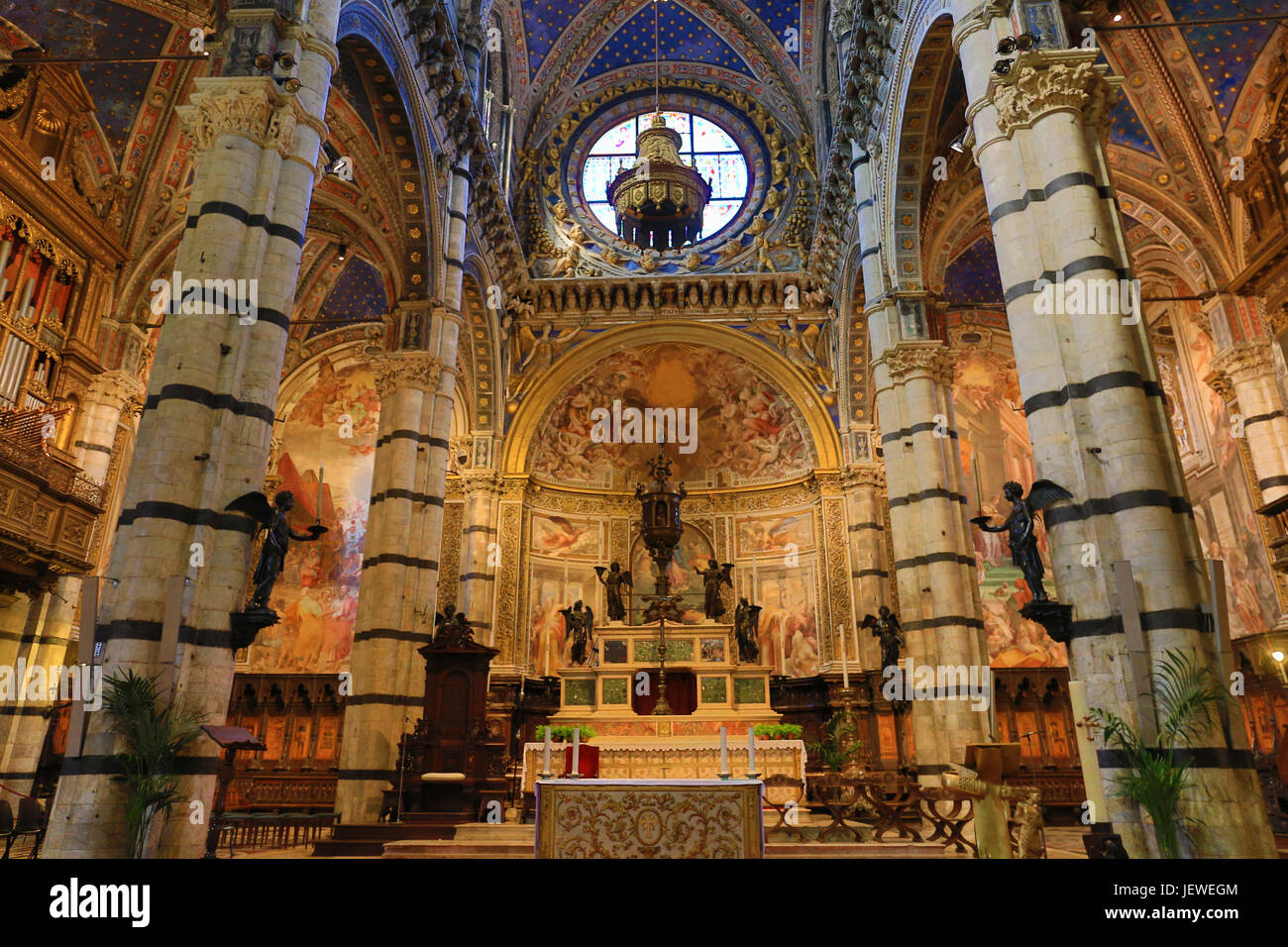 Duomo di Siena Stockfoto