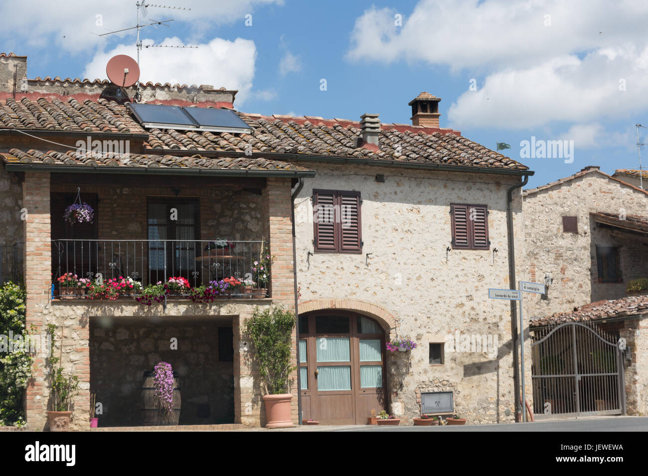 Italienische Haus Stockfoto