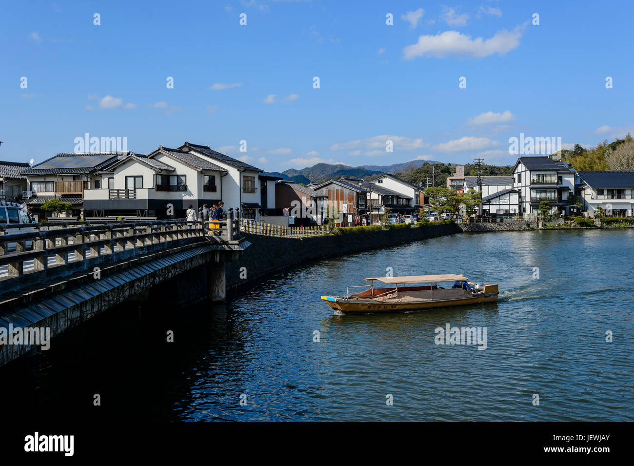 Fluss in Matsue Stockfoto