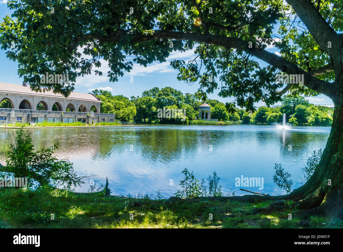 Franklin Delano Roosevelt Park Stockfoto