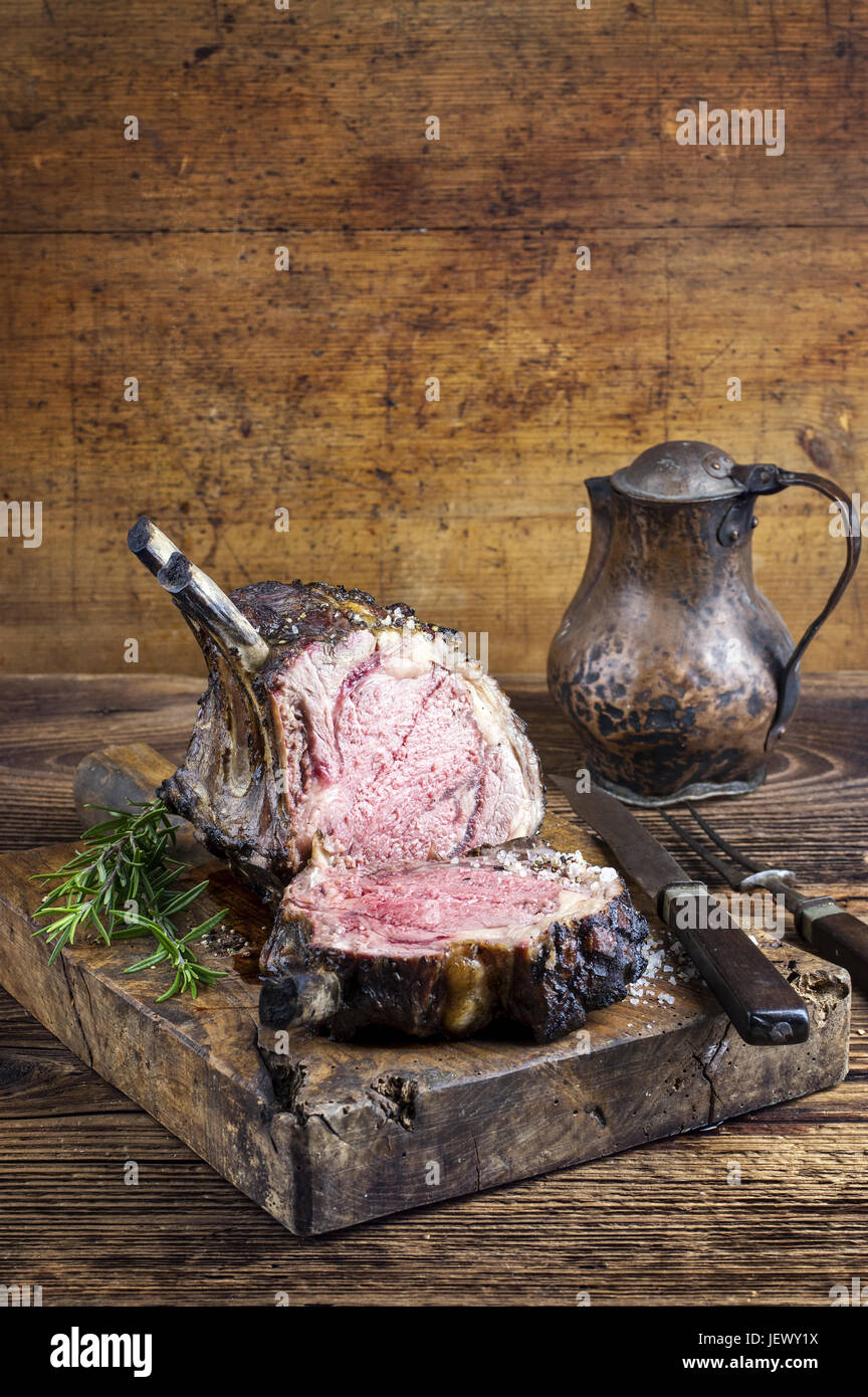 Trocken im Alter Grill Cote de Boeuf Stockfoto