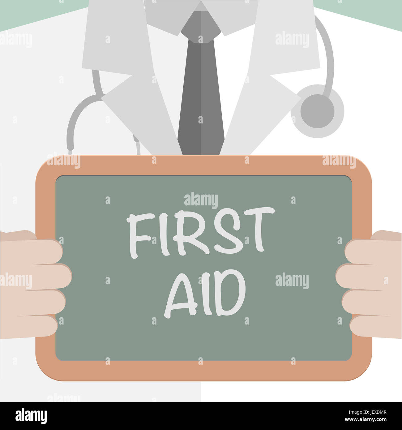Medizinische Vorstand Erste Hilfe Stockfoto