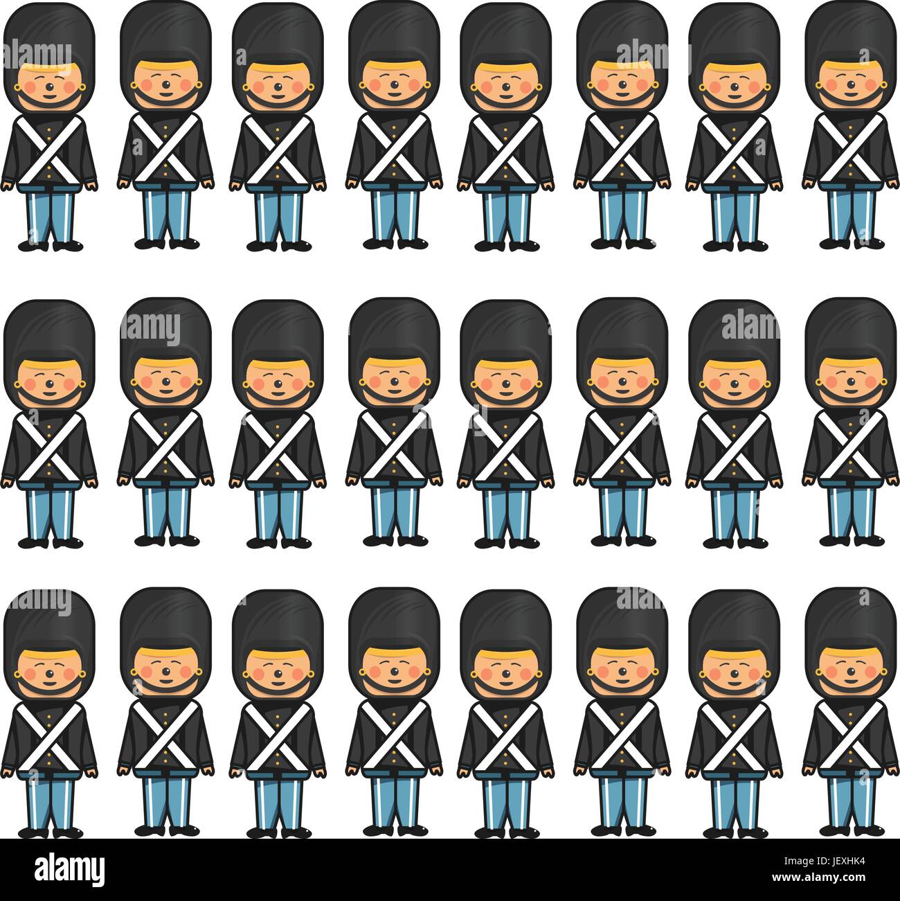 blau, historische, kulturelle, Kultur, Tourismus, Männlich, männliche, Hut, Armee, Stock Vektor