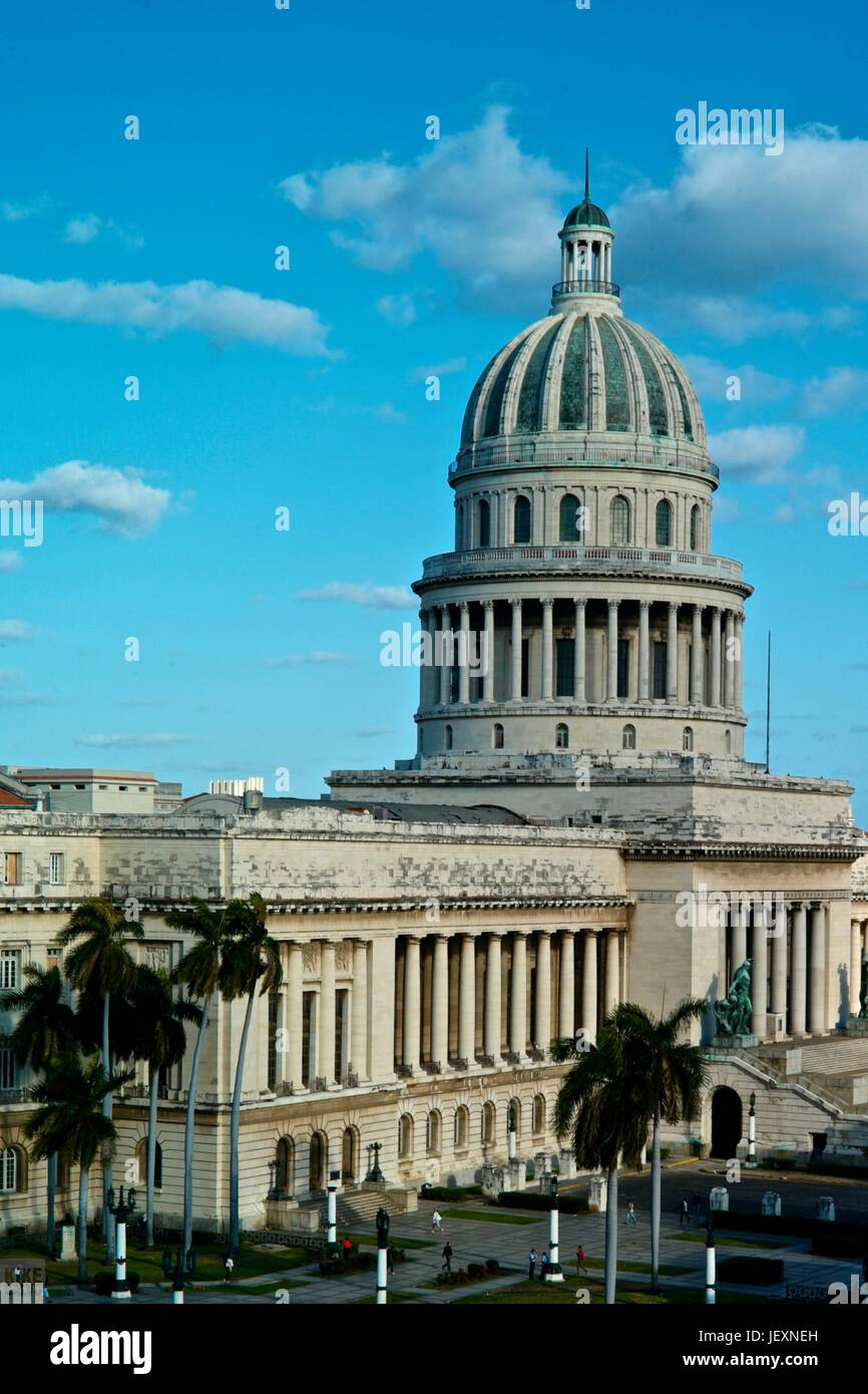 El Capitolio Nacional in Alt-Havanna. Stockfoto