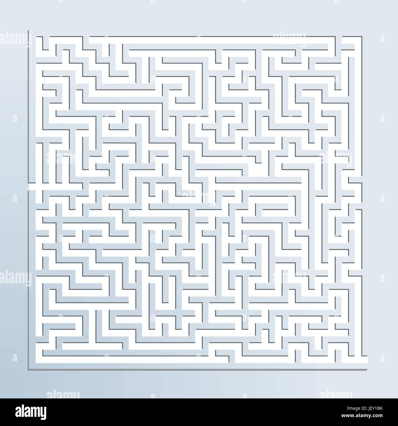 Labyrinth in drei Dimensionen Stock Vektor