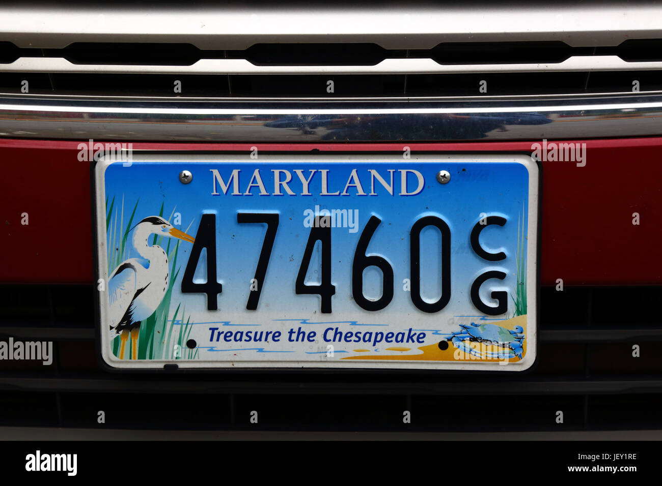ASMEBUD, Cadillac Escalade (Maryland) Kennzeichen aus den USA