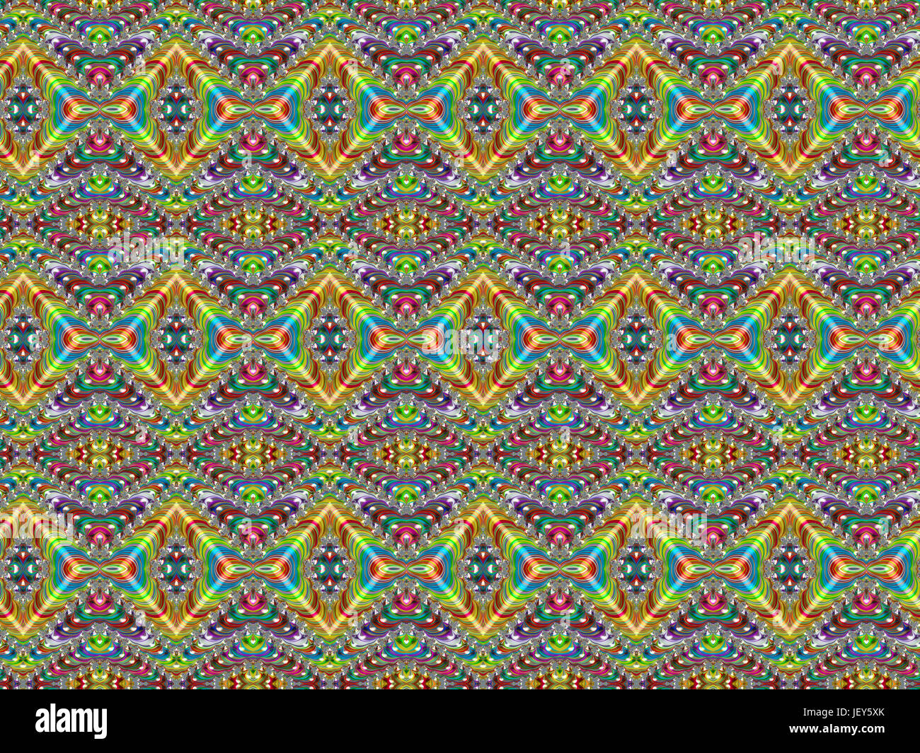 Regenbogen Mosaik Hintergrund Muster Illustration Stockfoto