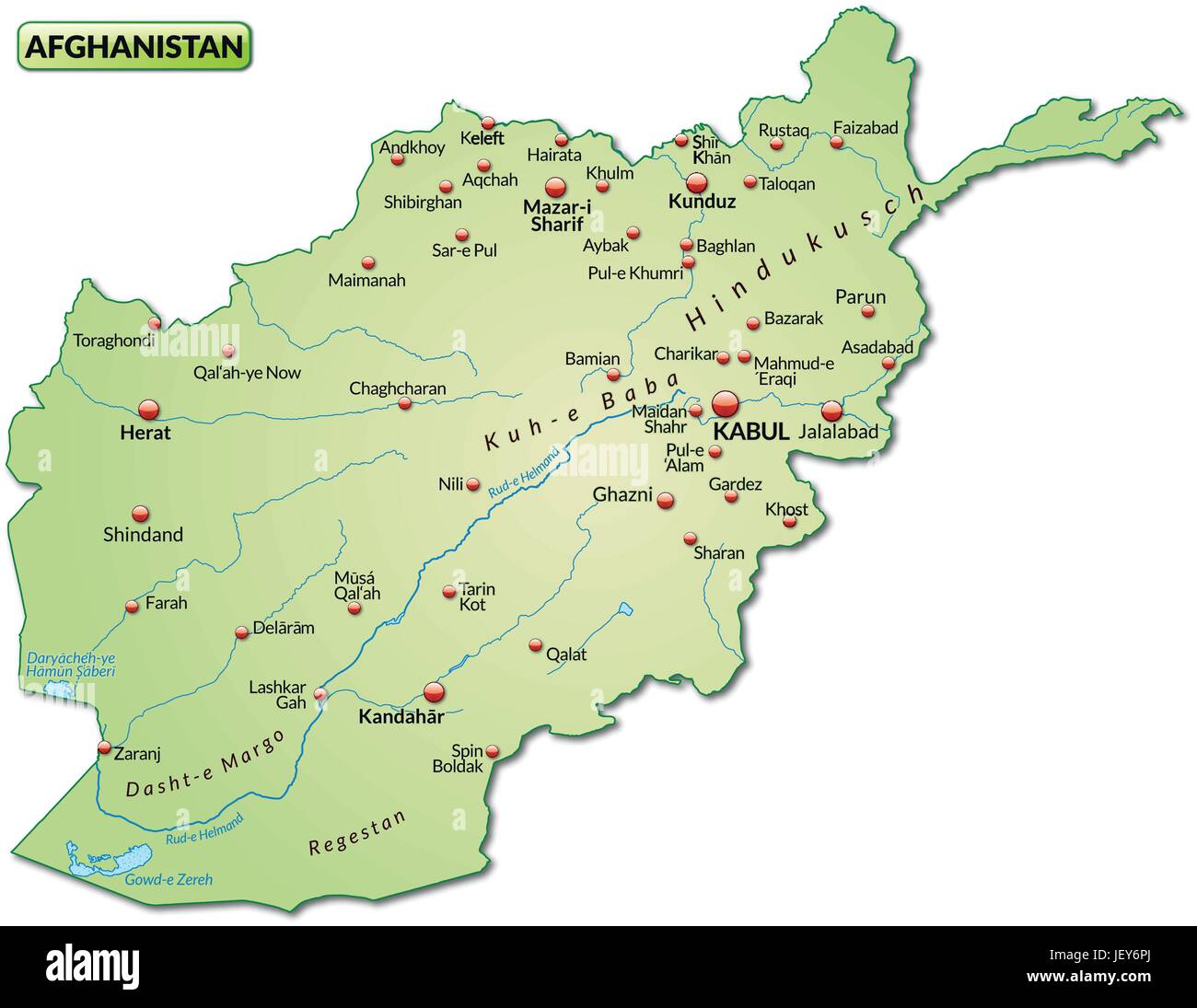 Gliederung, Grenzen, Afghanistan, Atlas, Karte, Weltkarte, Landkarte ...