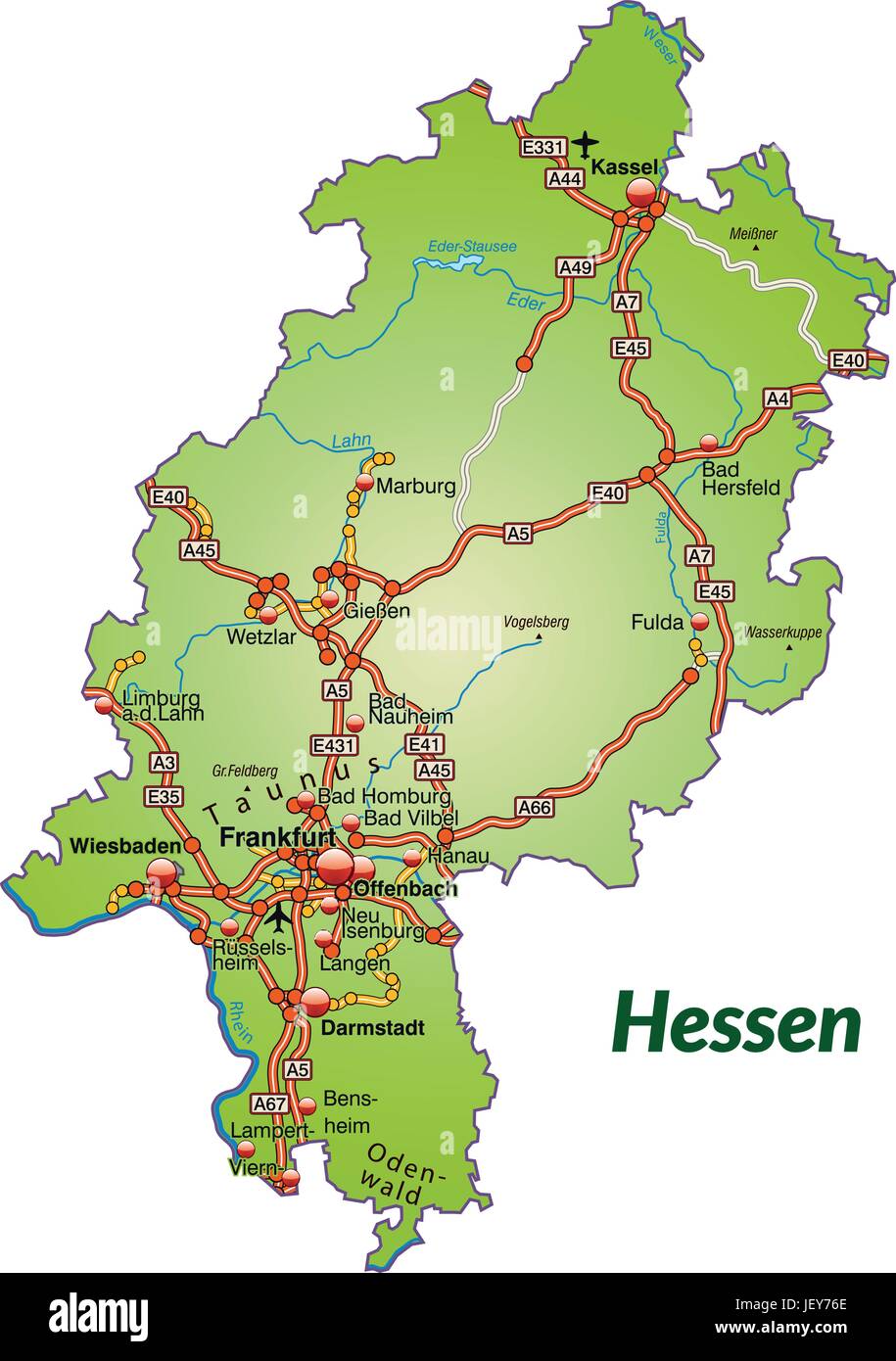 Bensheim map kaufen Alamy