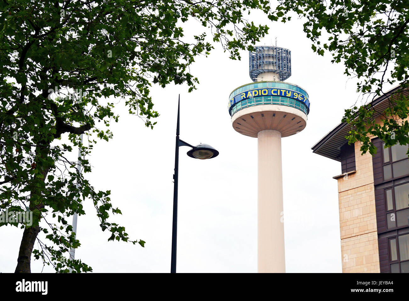 Radio City Tower Rundfunk über Merseyside, Liverpool, UK Stockfoto