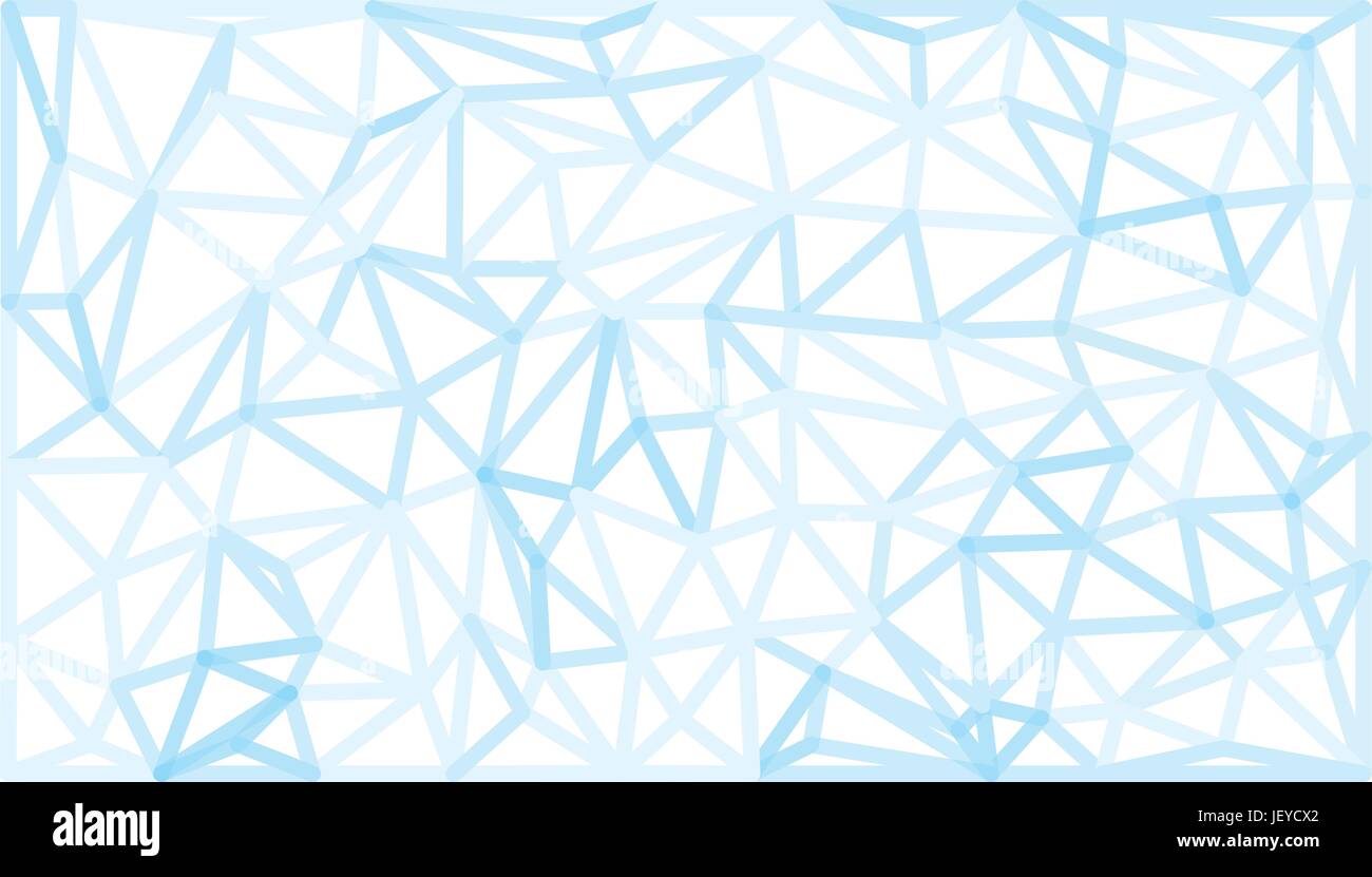 geometrischen Dreieck Formen Vollbild-blauen Hintergrund Stock Vektor