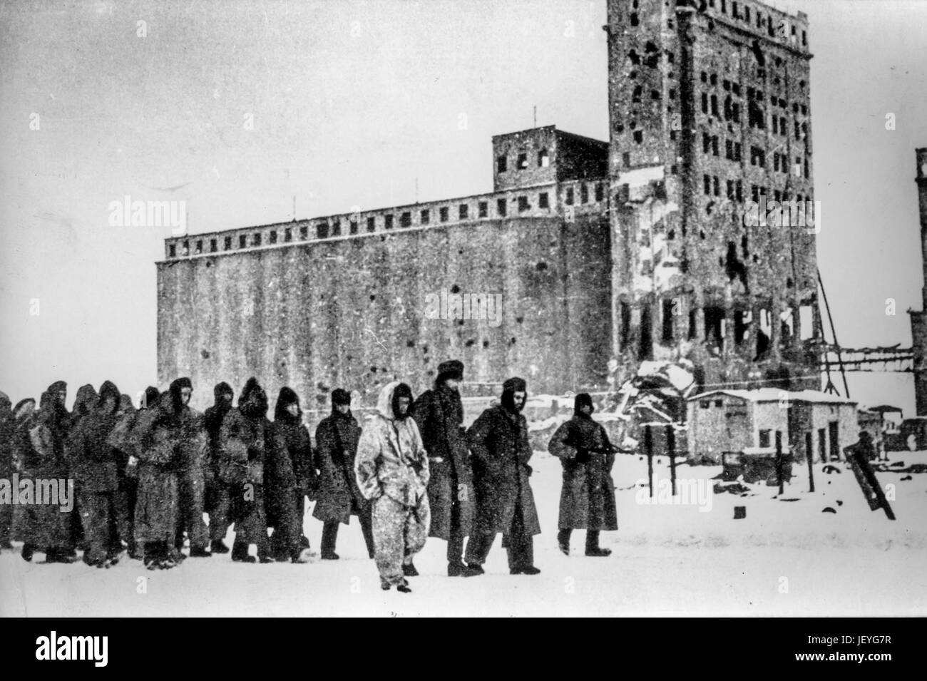 Schlacht von Stalingrad, die sechste deutsche Armee kapituliert in Stalingrad, 1943 Stockfoto