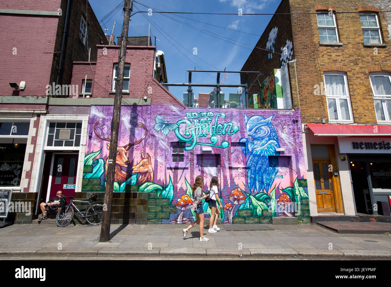 Buck Street, Camden Town, London, England, Vereinigtes Königreich Stockfoto