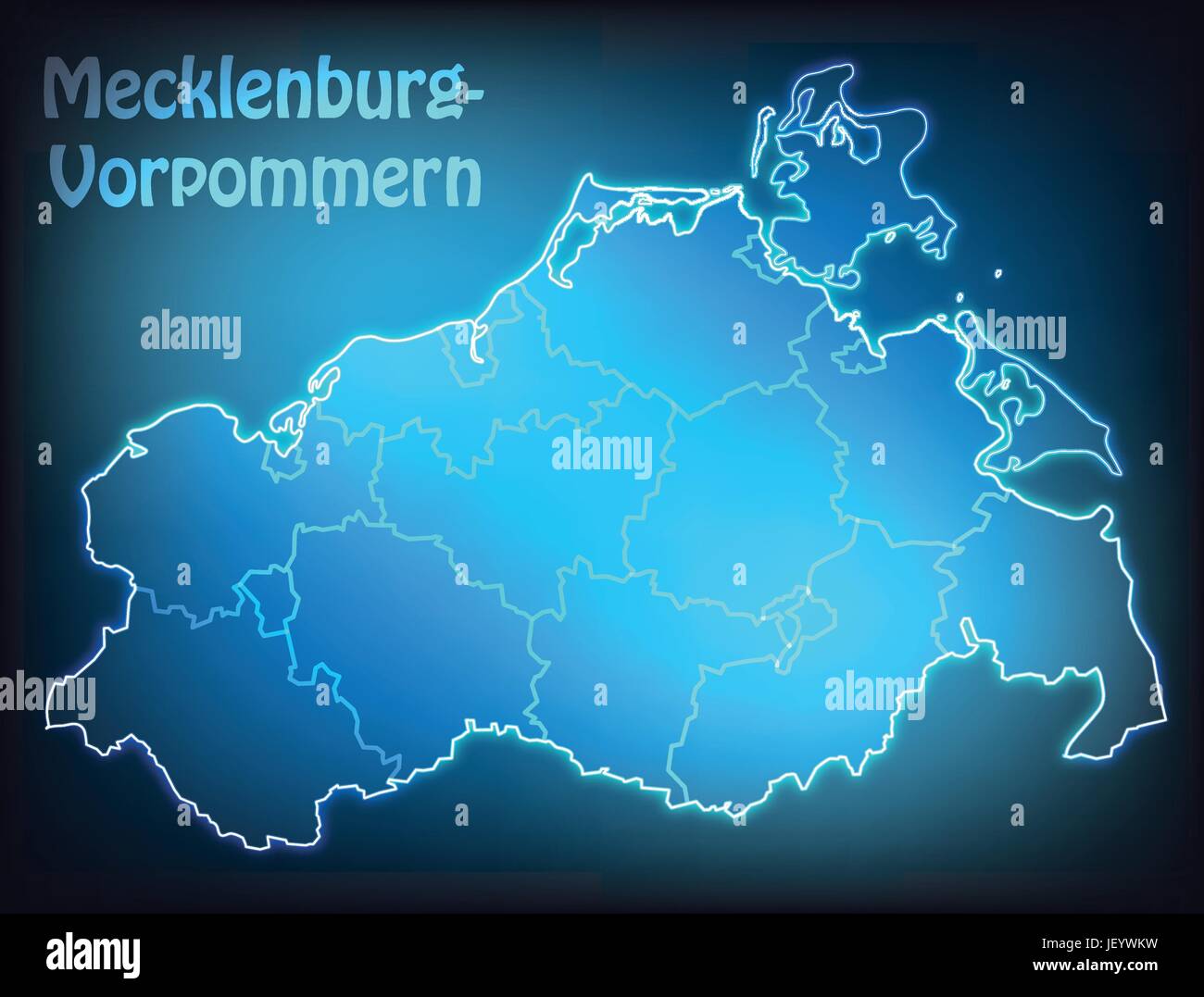 Karte, Atlas, Karte der Welt, Karte, Neon, Kreis, Mecklenburg, Karte, Gliederung, Stock Vektor