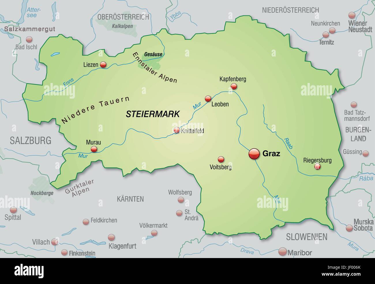 Grenze, Karte, Steiermark, Synopse, Grenzen, Kanton, Kantone, Atlas