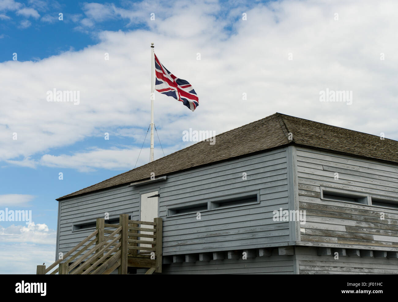 Gebäude in Fort George in Ontario, Kanada Stockfoto