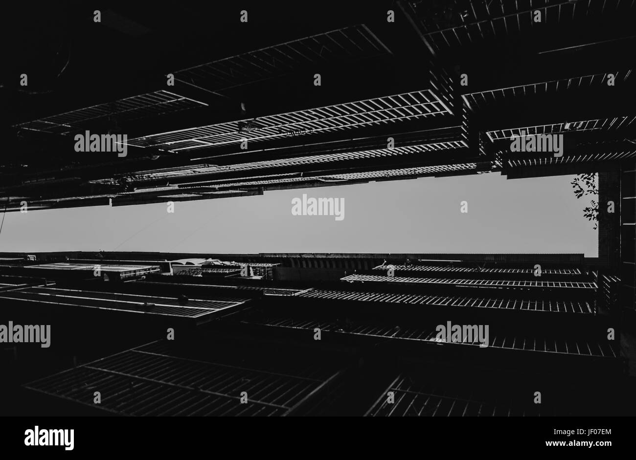 16. Juni 2017 - Macau: Alte Wohnblock in Macau Stockfoto