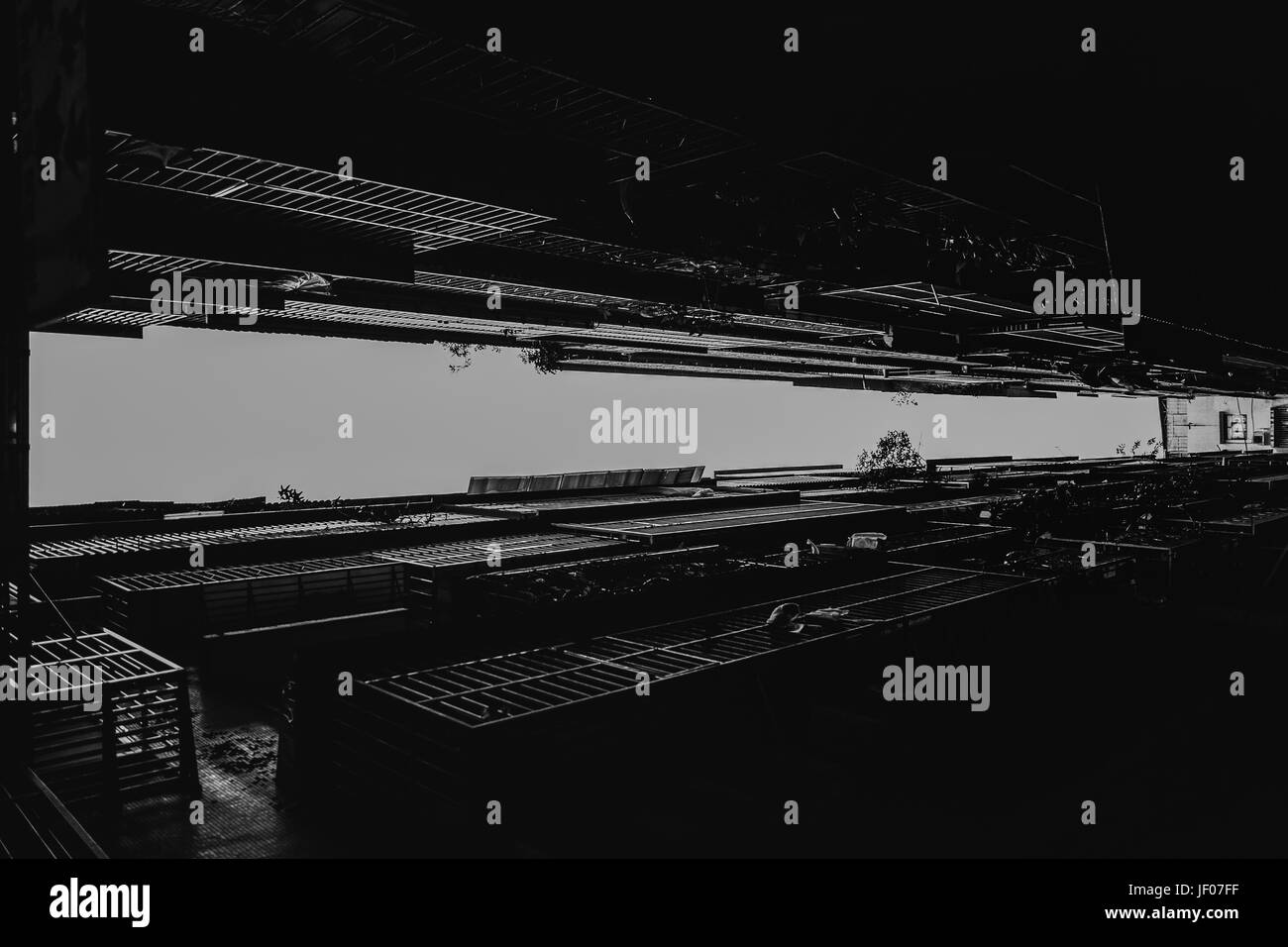 16. Juni 2017 - Macau: Alte Wohnblock in Macau Stockfoto