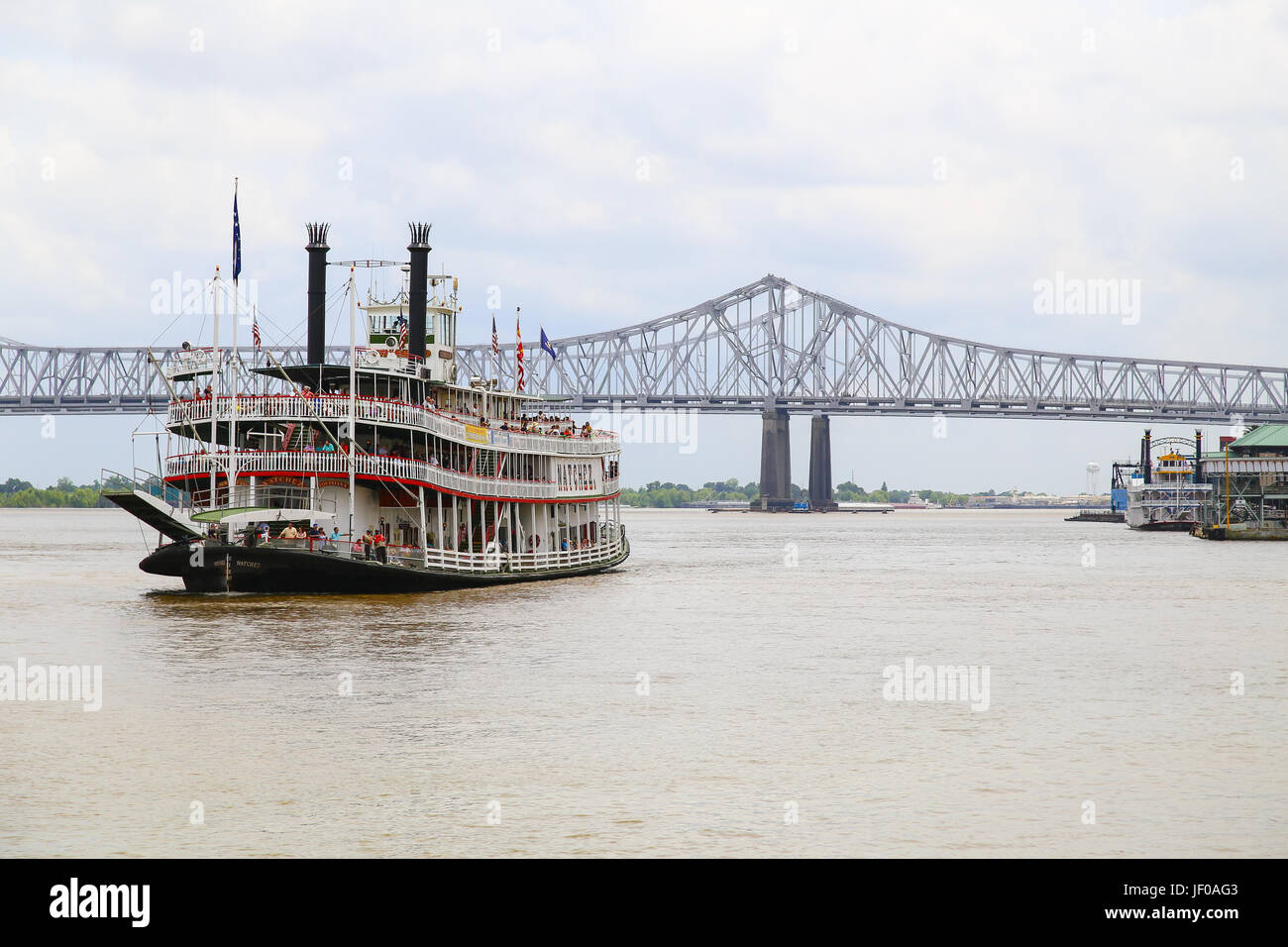 Dampfschiff Natchez in New Orleans Stockfoto