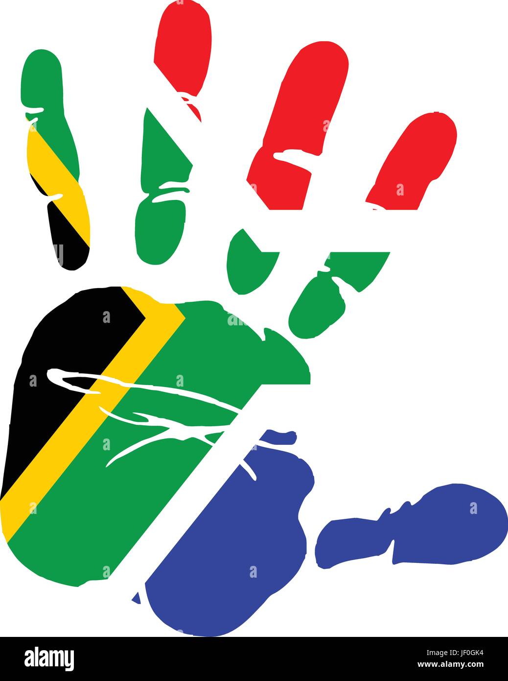 Reisen Sie, Afrika, Flagge, Südafrika, Apartheid, Piktogramm, Symbol, Piktogramm, Stock Vektor