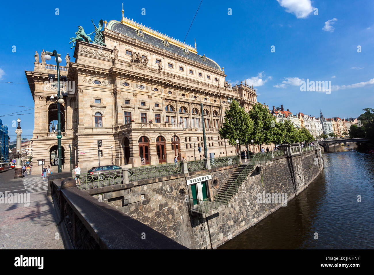 Nationaltheater Prag, Prag Tschechische Republik, Europa Stockfoto