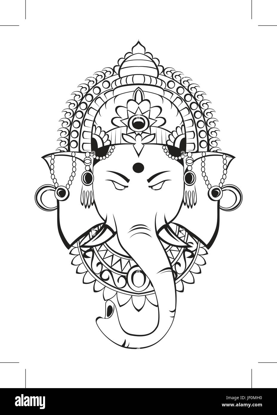 Tier Asien Stock Vektor