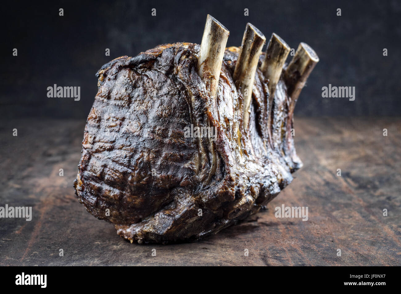 Trockenen Jahren Barbecue Rib Roast Stockfoto