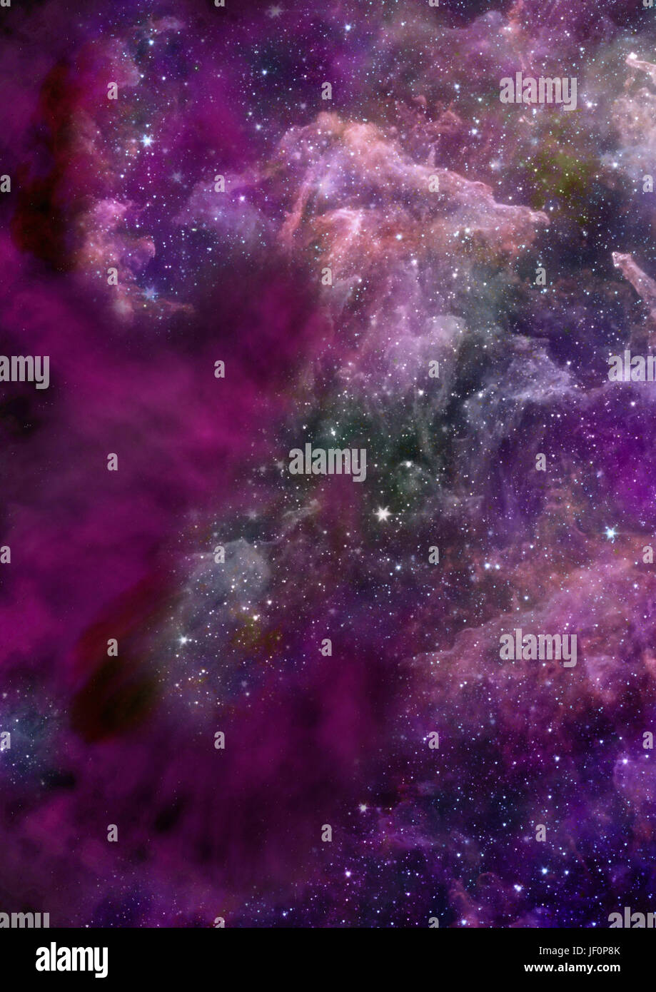 Als Nebel schien Stockfoto