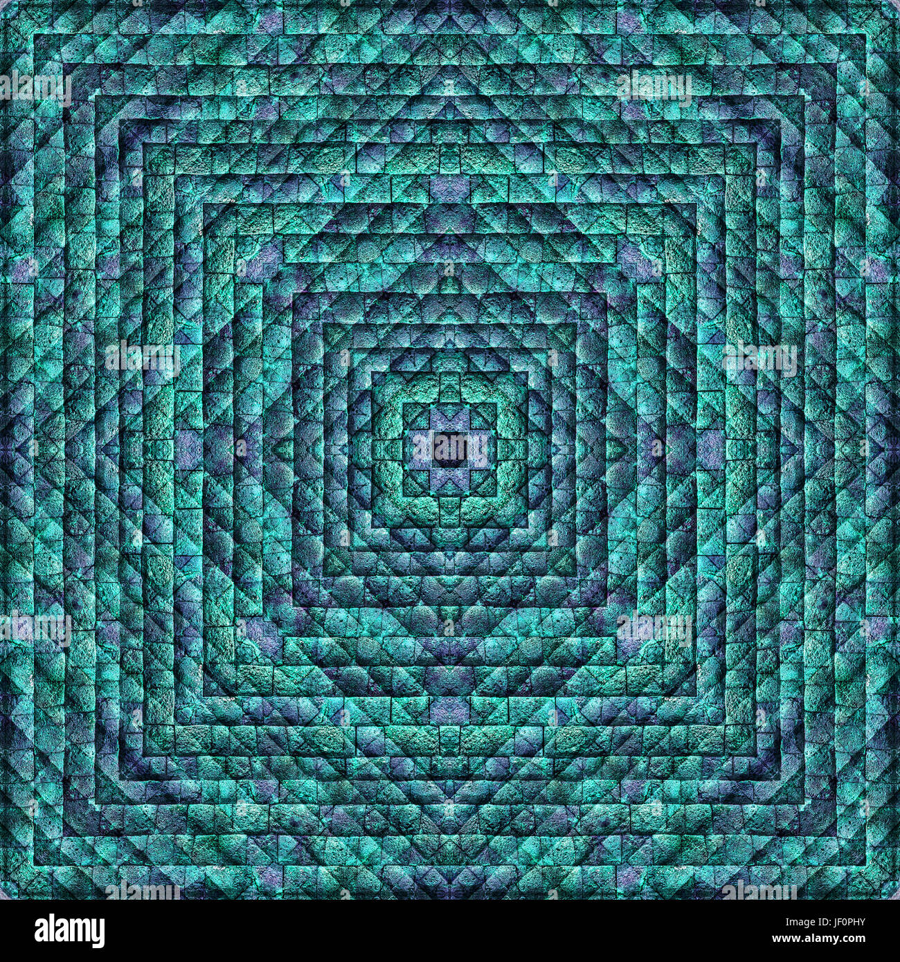 Heiligen Geomety nahtlose Muster Mosaik Stockfoto