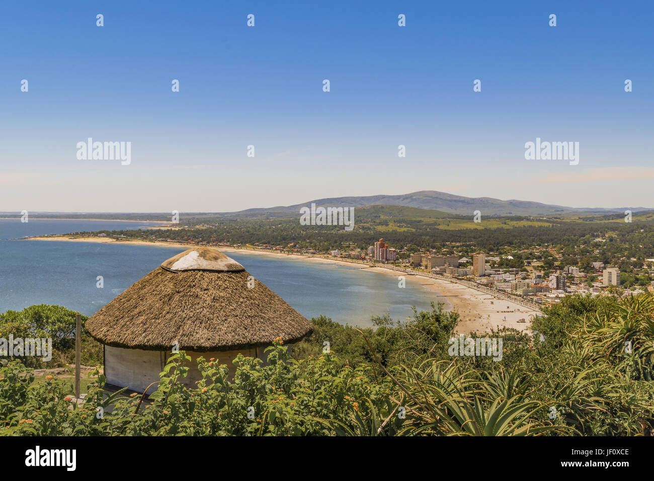 Landschaft Luftaufnahme Piriapolis Uruguay Stockfoto