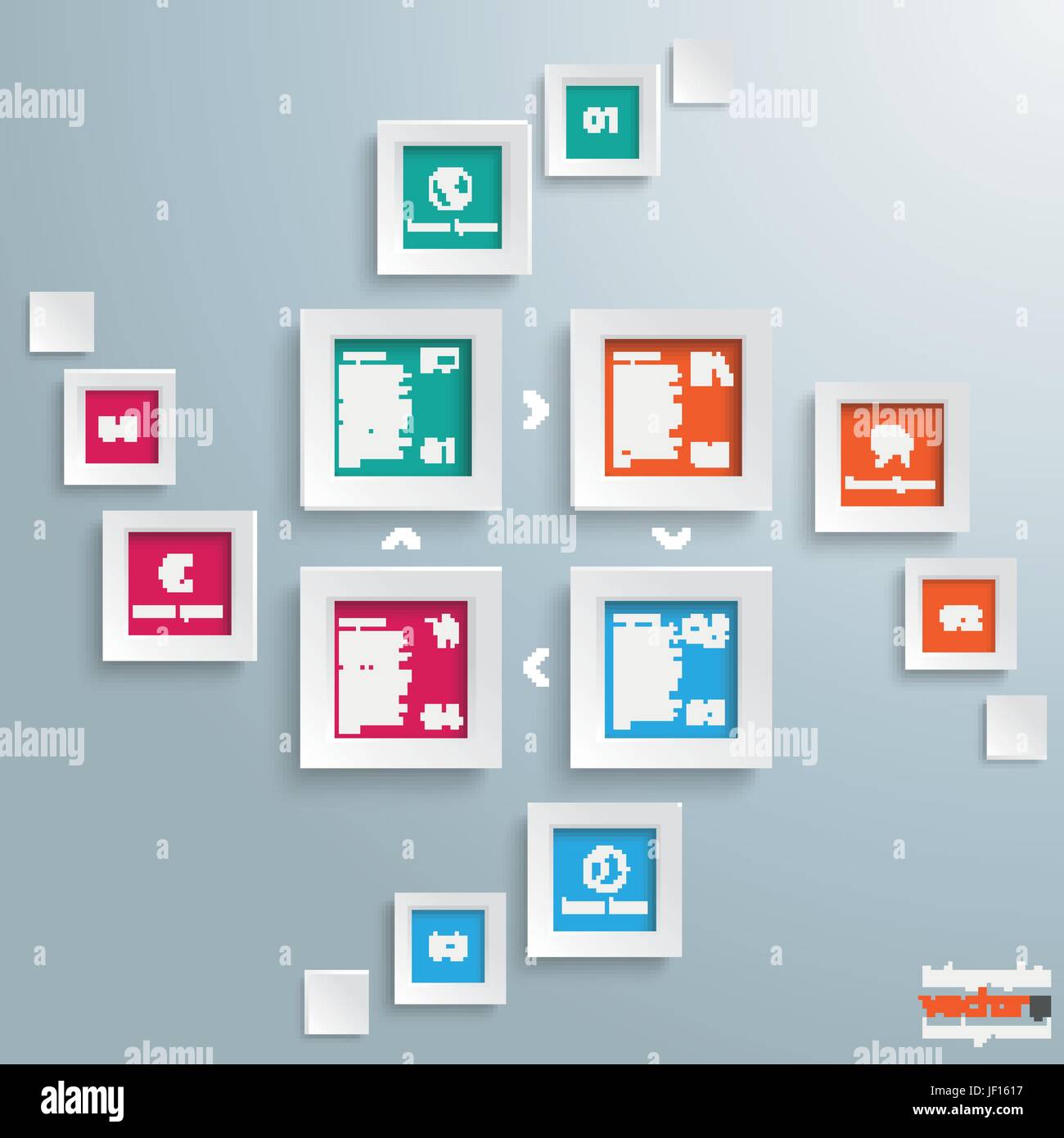 Board, Erfolg, erfolgreich, verkaufen, Diagramm, Rad, es, Kommunikation, Spin, Stock Vektor