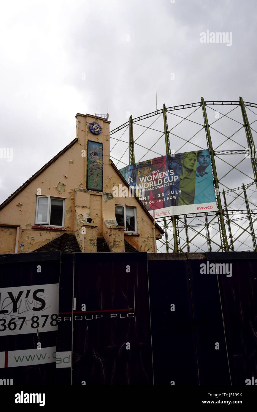 Oval Cricket Ground, Spielerinnen Stockfoto