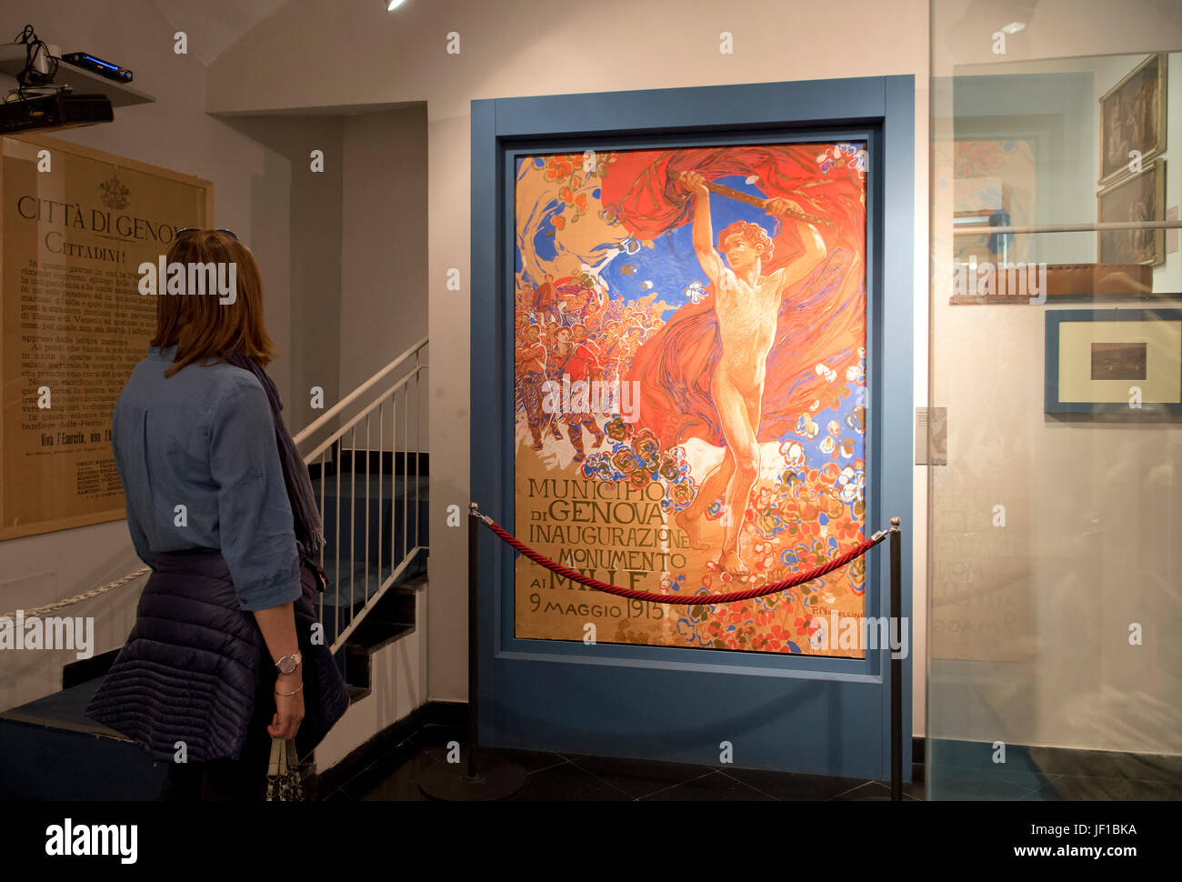 Das Museo del Risorgimento Museum, Genua, Ligurien, Italien Stockfoto