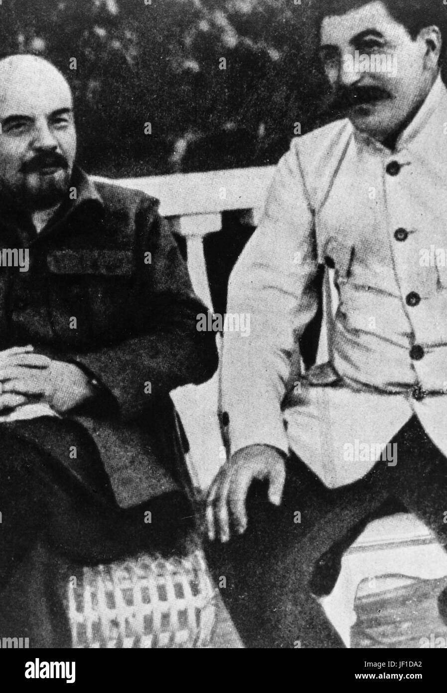Vladimir Lenin, Josif Stalin, 1922 Stockfoto