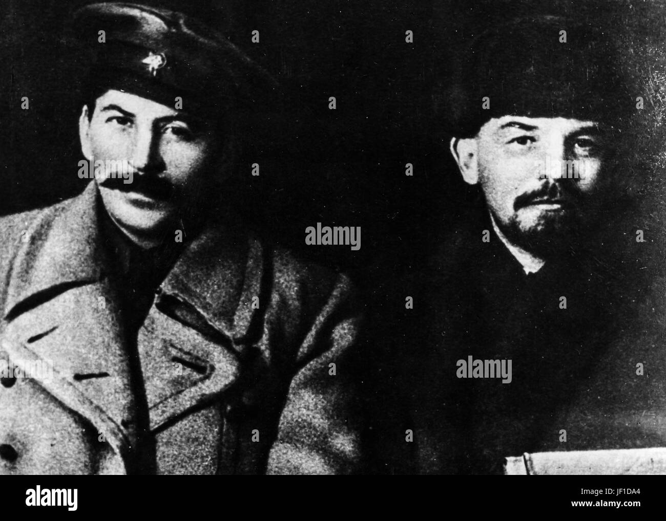 Vladimir Lenin, Josif Stalin Stockfoto