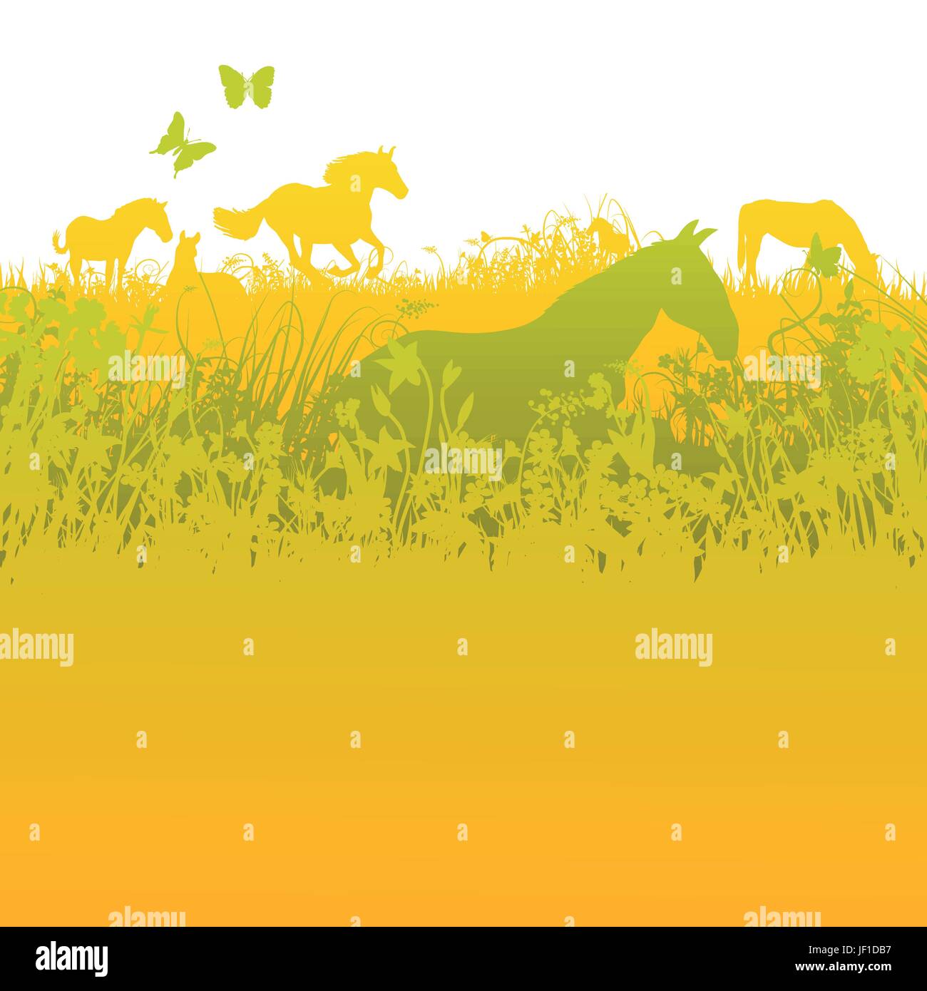 Pferd, Pferde, Galopp, Fohlen, Mustang, Bewegung, Verschiebung, Bewegung, Bewegung, Stock Vektor